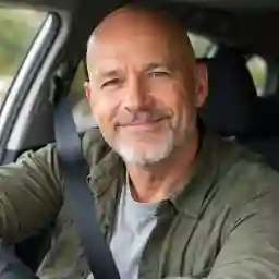 Portrait image used for a Realz Casino AU player review from Toowoomba, Australia, showing an Australian player sharing personal experience with online casino Australia gameplay.